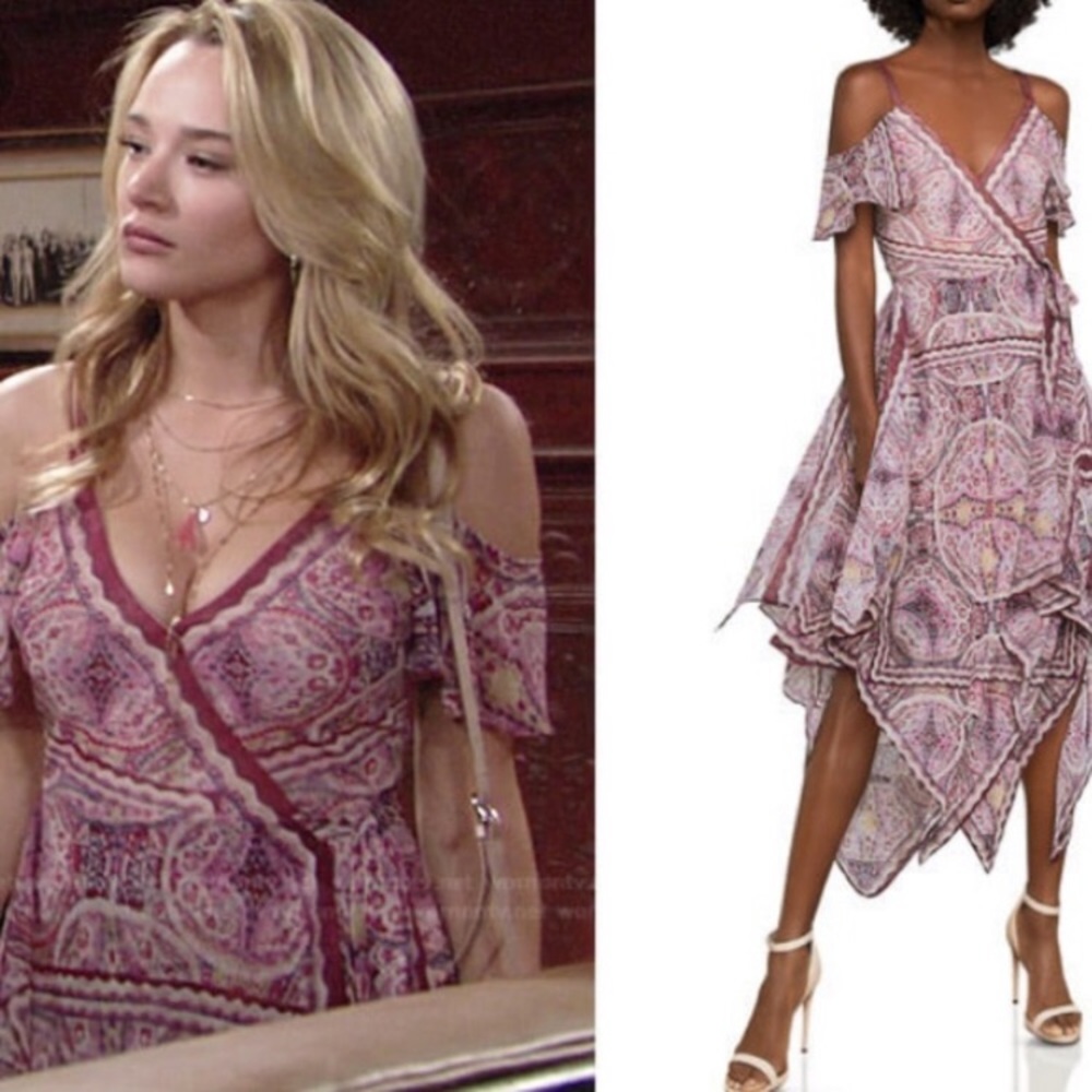 BCBG Off-Shoulder Festival Dress
